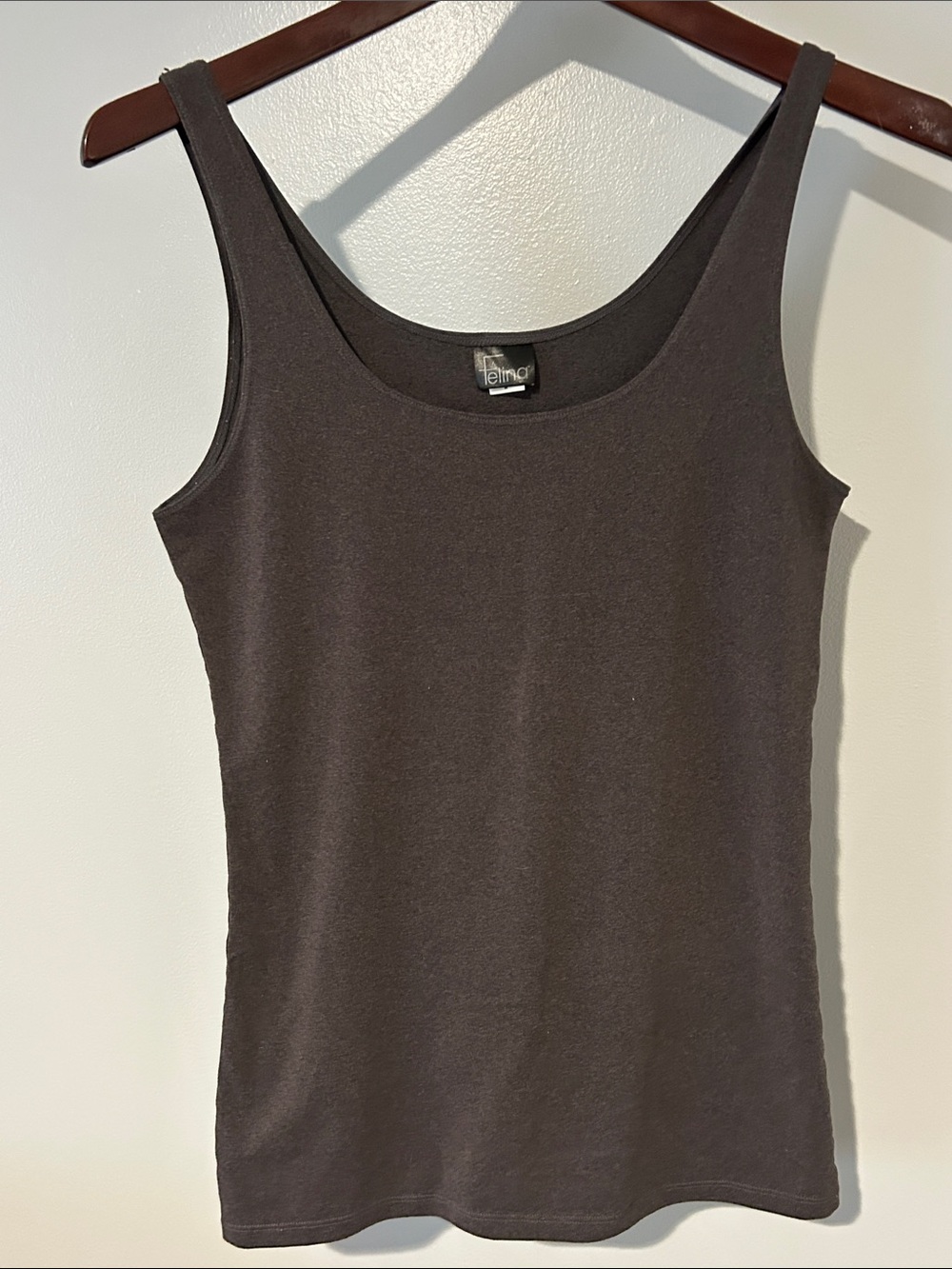 Felina Charcoal Scoop Neck Tank Top